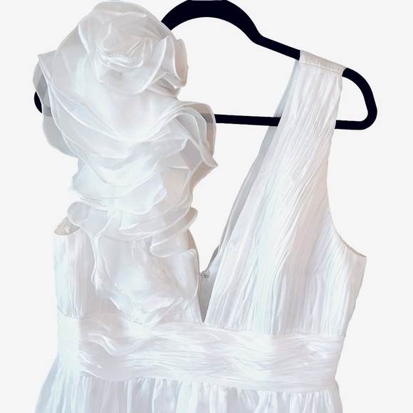 ⭐️SOLD⭐️Mac Duggal Vintage Style Floral Gown Wedding Bride Sz 14 - Picture 15 of 17